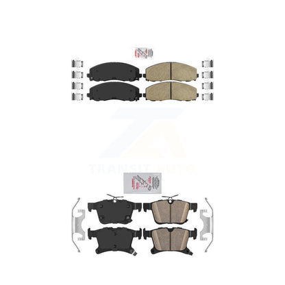 Ceramic Disc Brake Pads Front Rear Kit For Chrysler Pacifica Grand Caravan