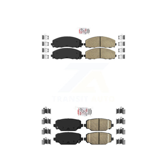 Ceramic Disc Brake Pads Front Rear Kit For Dodge Grand Caravan Journey Chrysler