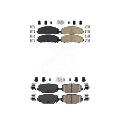 Ceramic Disc Brake Pads Front Rear Kit For Dodge Grand Caravan Journey Chrysler