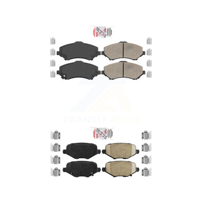 Ceramic Disc Brake Pads Front Rear Kit For Dodge Grand Caravan Chrysler Town &