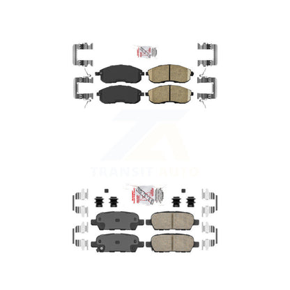 Ceramic Disc Brake Pads Front Rear Kit For Nissan Sentra Altima