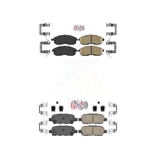 Ceramic Disc Brake Pads Front Rear Kit For Nissan Sentra Altima