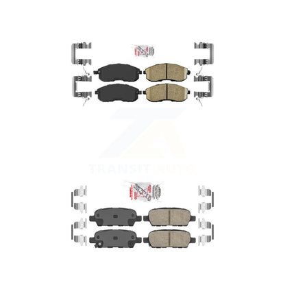 Ceramic Disc Brake Pads Front Rear Kit For Nissan Sentra Altima