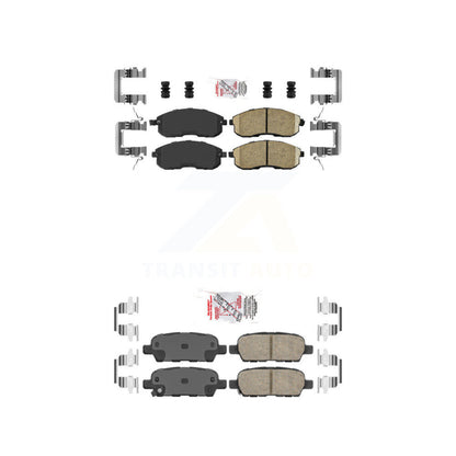 Ceramic Disc Brake Pads Front Rear Kit For Nissan Sentra Altima