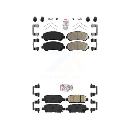 Ceramic Disc Brake Pads Front Rear Kit For Nissan Rogue Sentra Maxima Juke