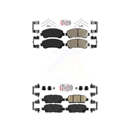 Ceramic Disc Brake Pads Front Rear Kit For Nissan Rogue Sentra Maxima Juke