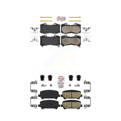Ceramic Disc Brake Pads Front Rear Kit For Chevrolet Colorado GMC Canyon