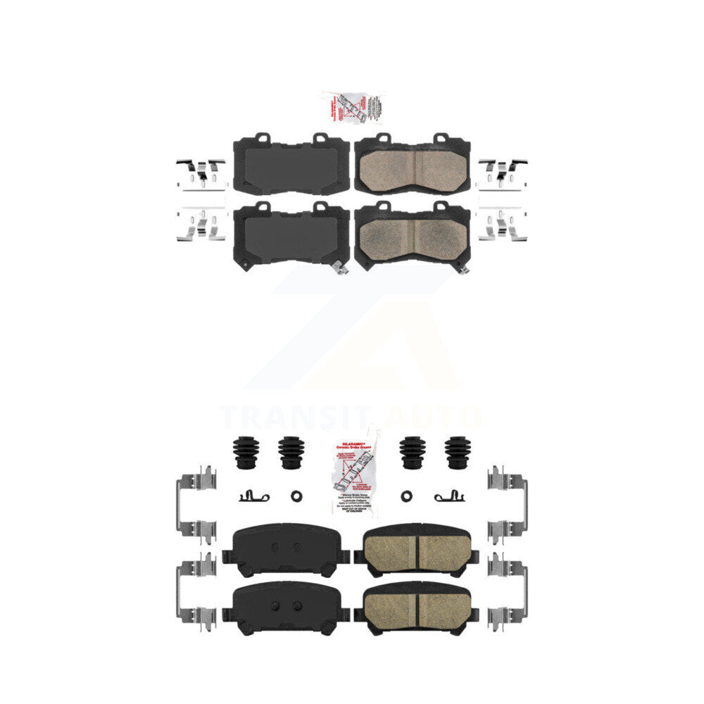 Ceramic Disc Brake Pads Front Rear Kit For Chevrolet Colorado GMC Canyon