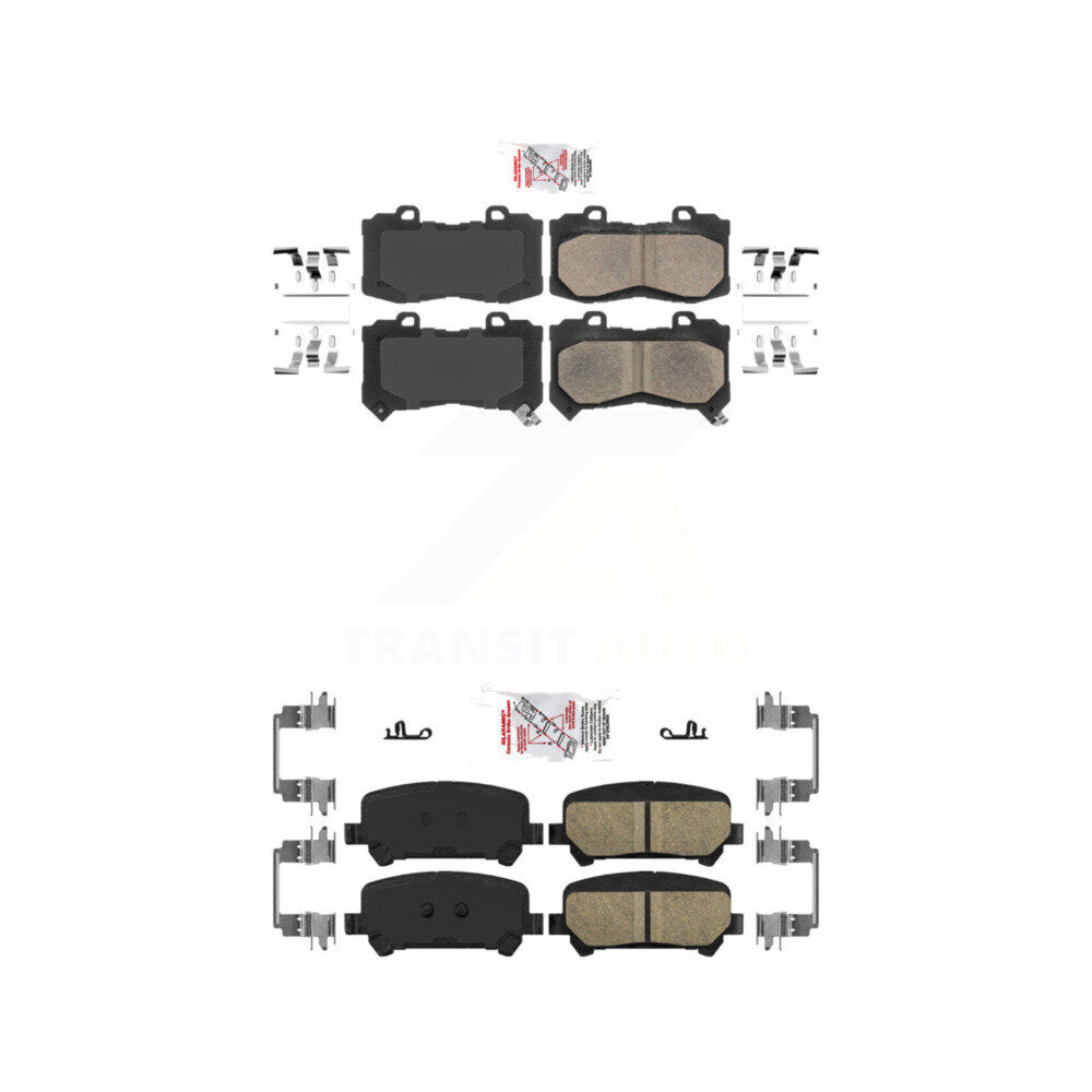 Ceramic Disc Brake Pads Front Rear Kit For Chevrolet Colorado GMC Canyon