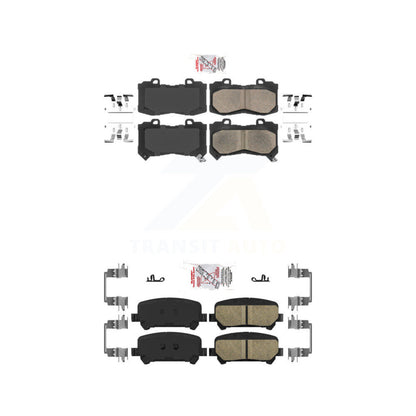 Ceramic Disc Brake Pads Front Rear Kit For Chevrolet Colorado GMC Canyon
