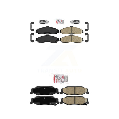 Ceramic Disc Brake Pads Front Rear Kit For Chevrolet Corvette Cadillac XLR