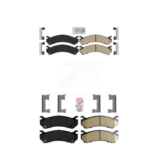 Ceramic Disc Brake Pads Front Rear Kit For Chevrolet GMC Sierra 2500 HD 3500 H2