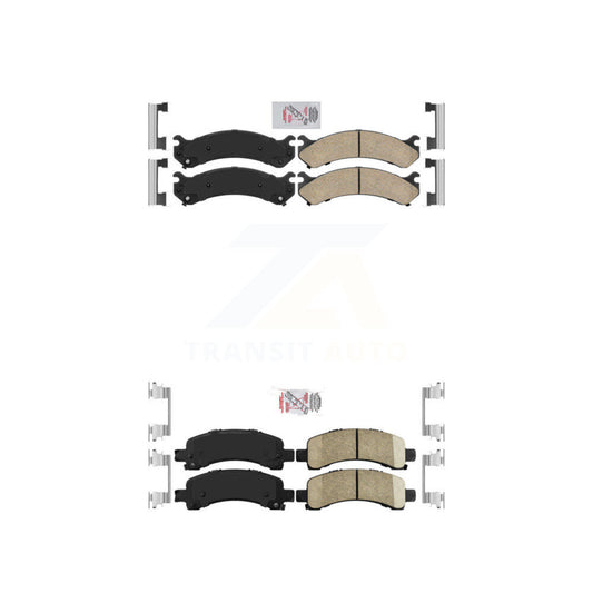 Ceramic Disc Brake Pads Front Rear Kit For GMC Chevrolet Savana 2500 Express