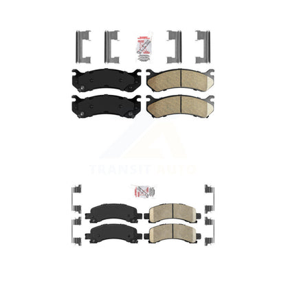 Ceramic Disc Brake Pads Front Rear Kit For Chevrolet Avalanche 1500 GMC Yukon XL