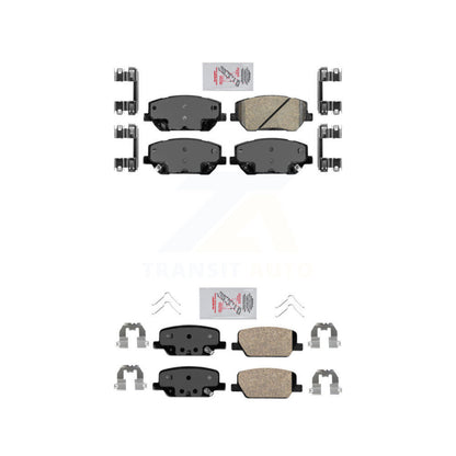 Ceramic Disc Brake Pads Front Rear Kit For 2019-2020 Hyundai Santa Fe