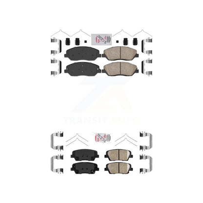 Ceramic Disc Brake Pads Front Rear Kit For Hyundai Santa Fe XL