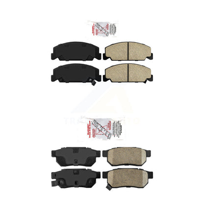 Ceramic Disc Brake Pads Front Rear Kit For Honda Civic del Sol