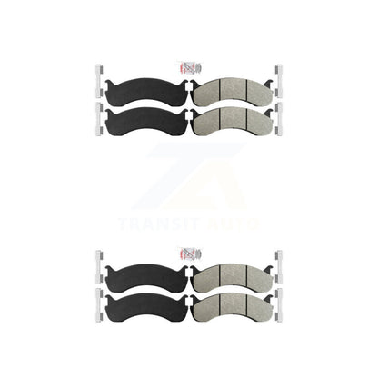Semi-Metallic Disc Brake Pads Front Rear Kit For Kenworth T370 Thomas Peterbilt