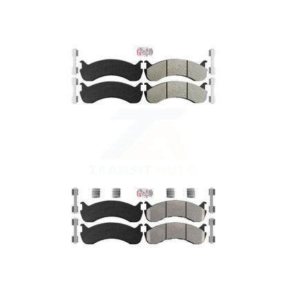 Semi-Metallic Disc Brake Pads Front Rear Kit For Kenworth T370 Thomas Peterbilt