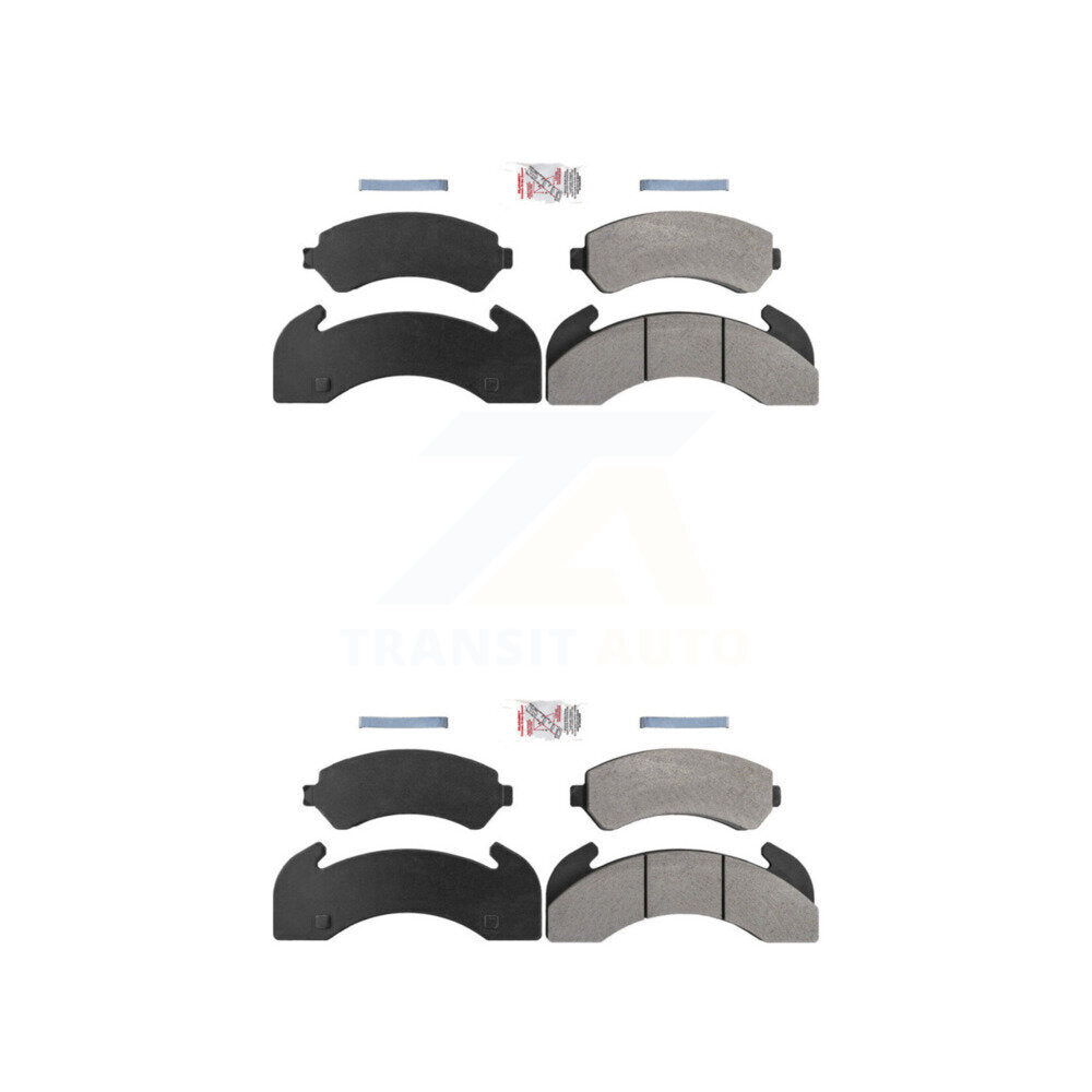 Semi-Metallic Disc Brake Pads Front Rear Kit For Chevrolet C70 GMC B60 B6000 C60