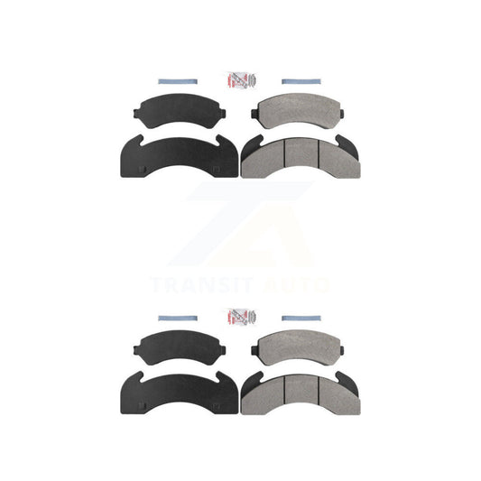 Semi-Metallic Disc Brake Pads Front Rear Kit For Chevrolet C70 GMC B60 B6000 C60