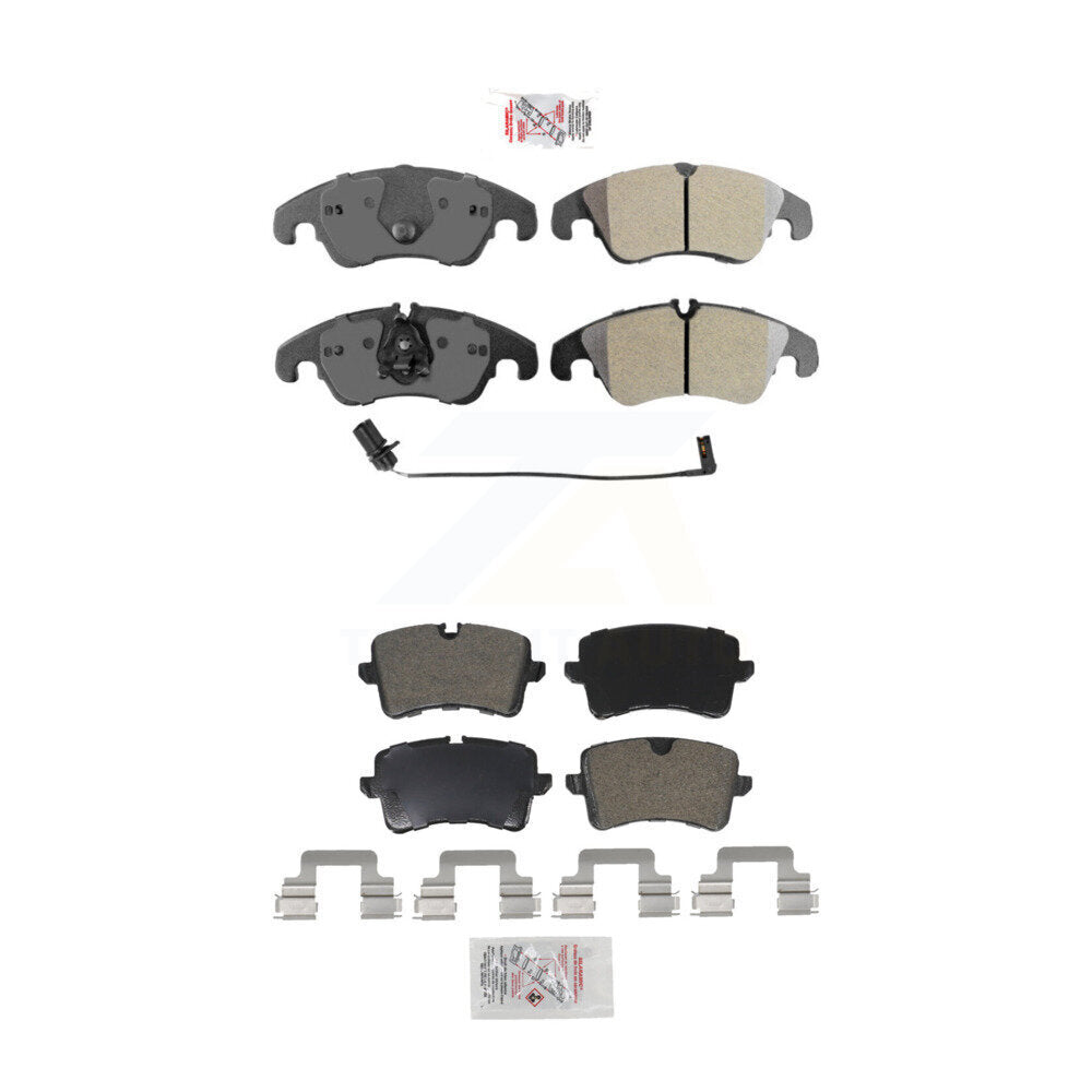 Semi-Metallic Disc Brake Pads Front Rear Kit For Audi A6 Quattro A7