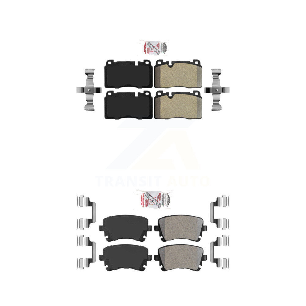 Semi-Metallic Disc Brake Pads Front Rear Kit For 2016 Audi Q5 FLEX engine