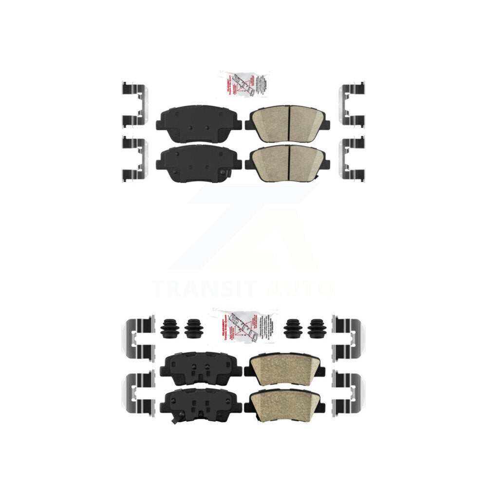 Ceramic Disc Brake Pads Front Rear Kit For Kia Optima