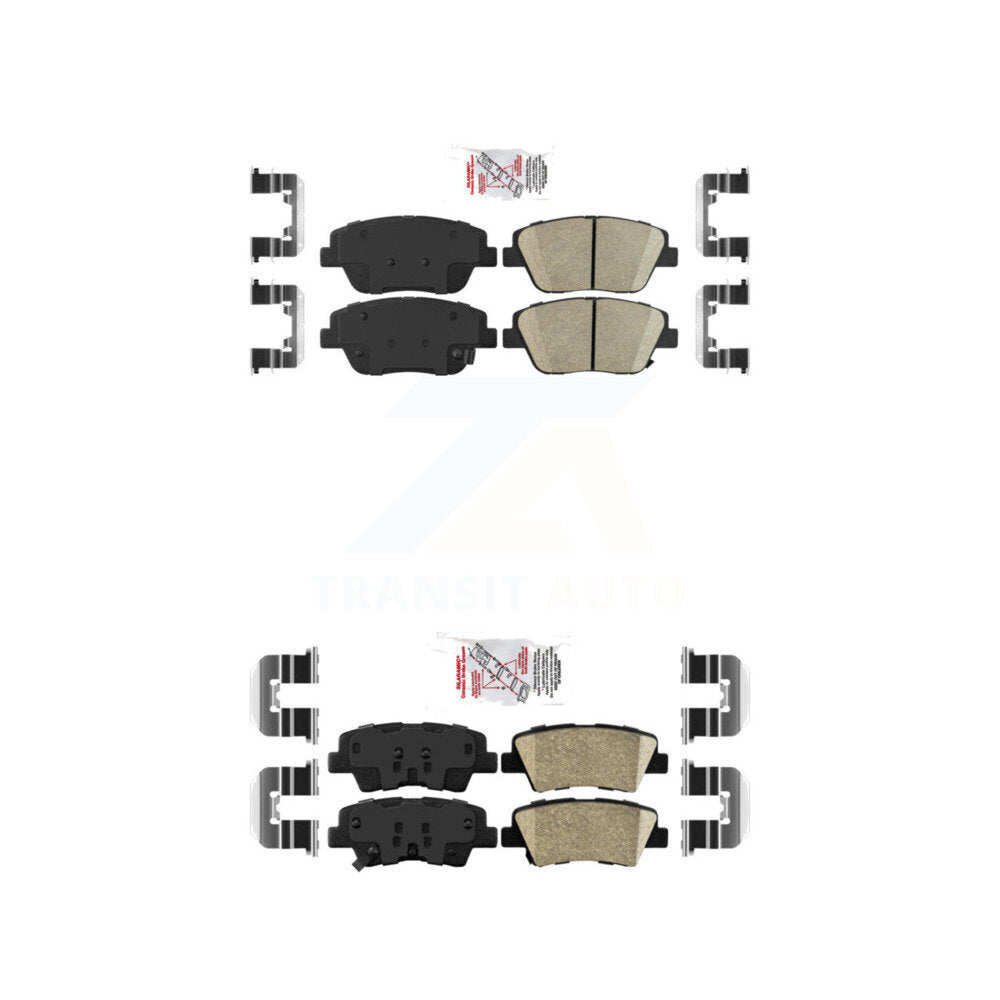 Ceramic Disc Brake Pads Front Rear Kit For Kia Optima