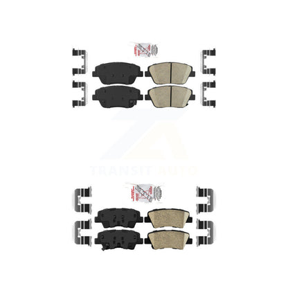 Ceramic Disc Brake Pads Front Rear Kit For Kia Optima