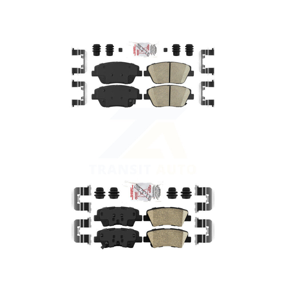 Ceramic Disc Brake Pads Front Rear Kit For Kia Optima