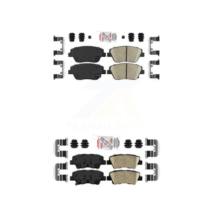 Ceramic Disc Brake Pads Front Rear Kit For Kia Optima