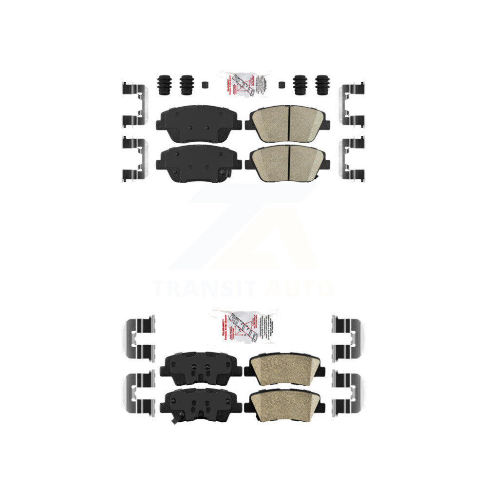 Ceramic Disc Brake Pads Front Rear Kit For Kia Optima