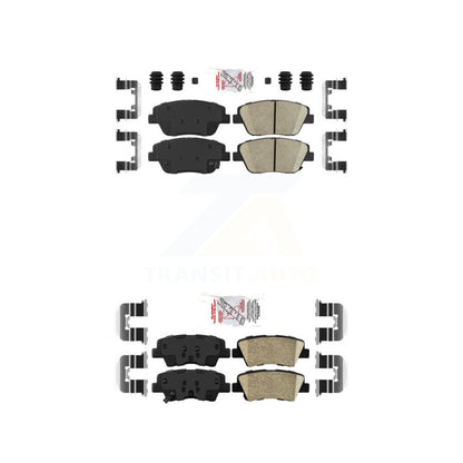 Ceramic Disc Brake Pads Front Rear Kit For Kia Optima