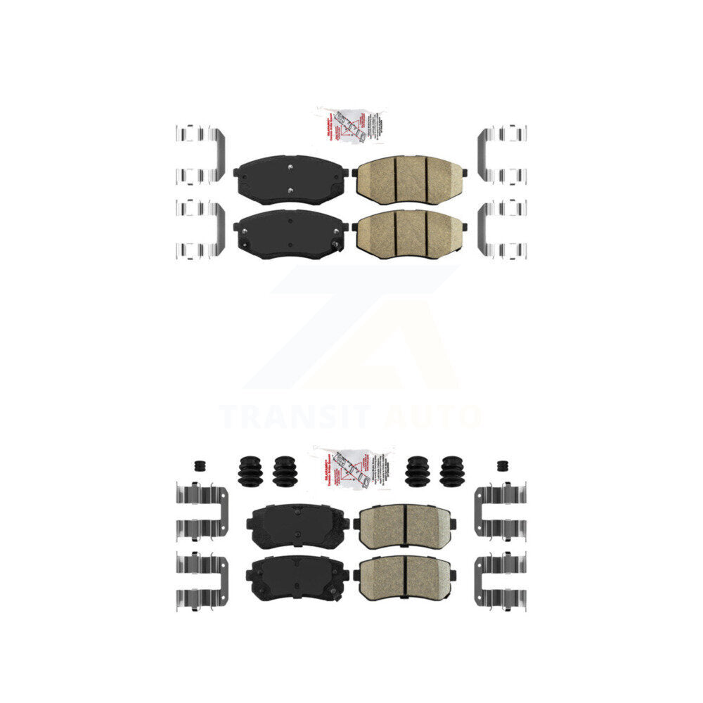 Ceramic Disc Brake Pads Front Rear Kit For Hyundai Tucson Kia Sportage FWD