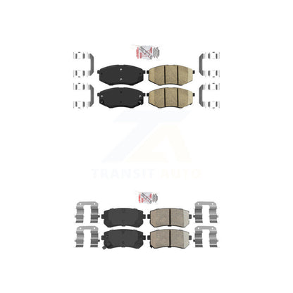 Ceramic Disc Brake Pads Front Rear Kit For Hyundai Tucson Kia Sportage FWD
