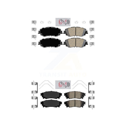 Ceramic Disc Brake Pads Front Rear Kit For Toyota RAV4 Camry C-HR Lexus Corolla