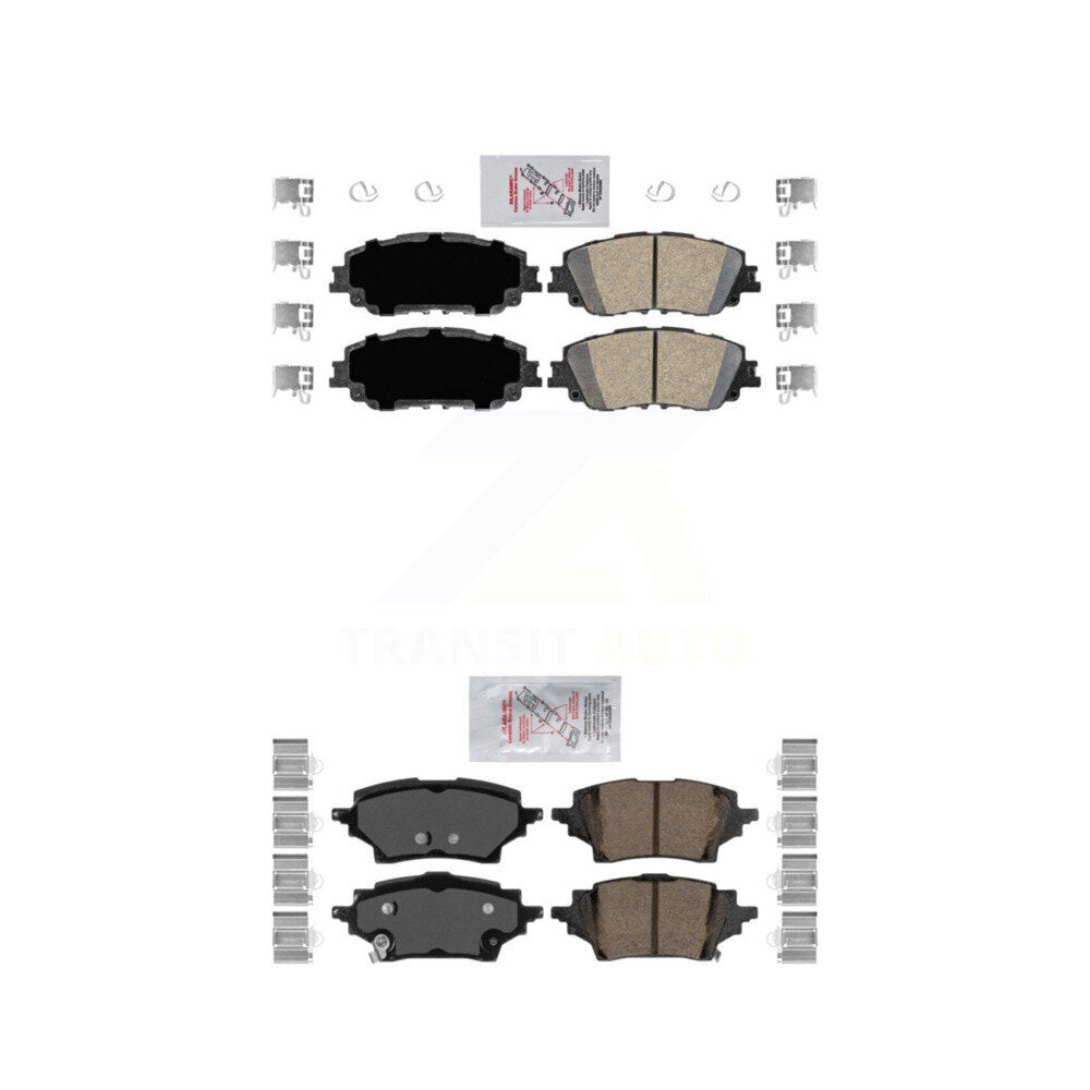 Ceramic Disc Brake Pads Front Rear Kit For Toyota C-HR