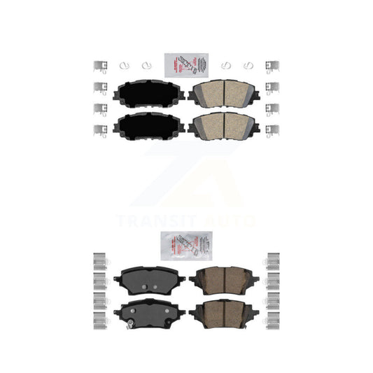 Ceramic Disc Brake Pads Front Rear Kit For Toyota C-HR