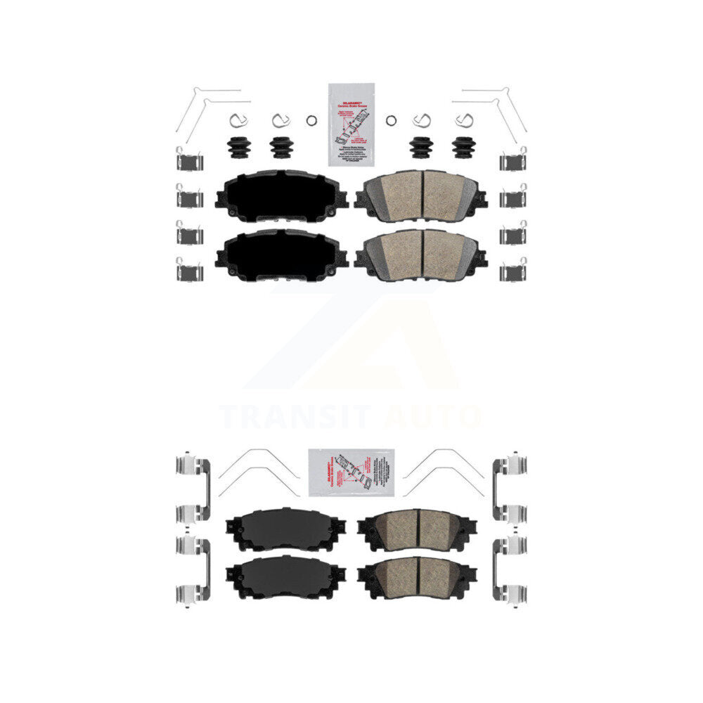 Ceramic Disc Brake Pads Front Rear Kit For Toyota RAV4 Camry C-HR Lexus Corolla