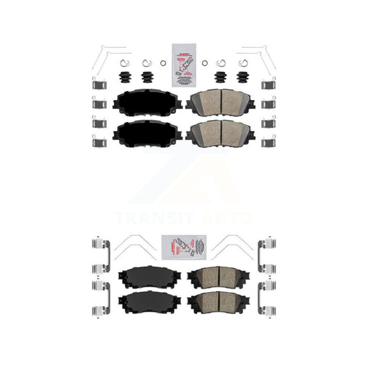 Ceramic Disc Brake Pads Front Rear Kit For Toyota RAV4 Camry C-HR Lexus Corolla