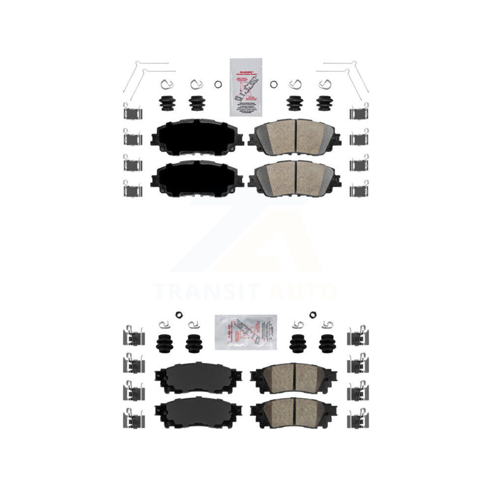 Ceramic Disc Brake Pads Front Rear Kit For Toyota RAV4 Camry C-HR Lexus Corolla