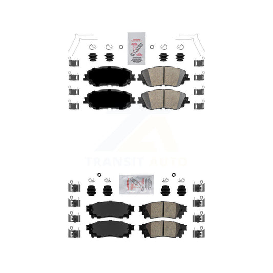 Ceramic Disc Brake Pads Front Rear Kit For Toyota RAV4 Camry C-HR Lexus Corolla