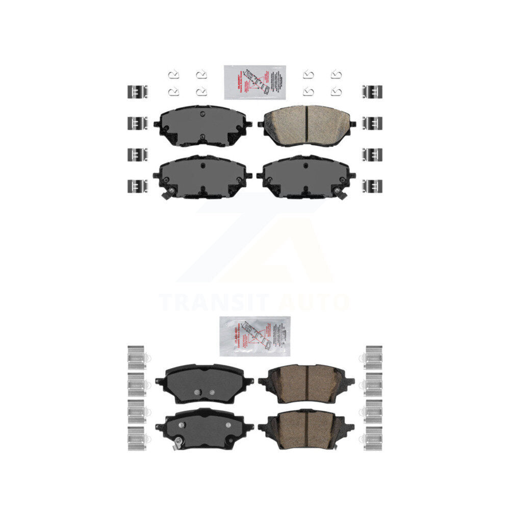 Ceramic Disc Brake Pads Front Rear Kit For Toyota C-HR