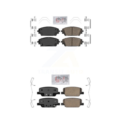 Ceramic Disc Brake Pads Front Rear Kit For Mazda 3 Sport