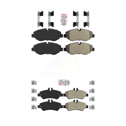Semi-Metallic Disc Brake Pads Front Rear Kit For Sprinter 2500 Mercedes-Benz