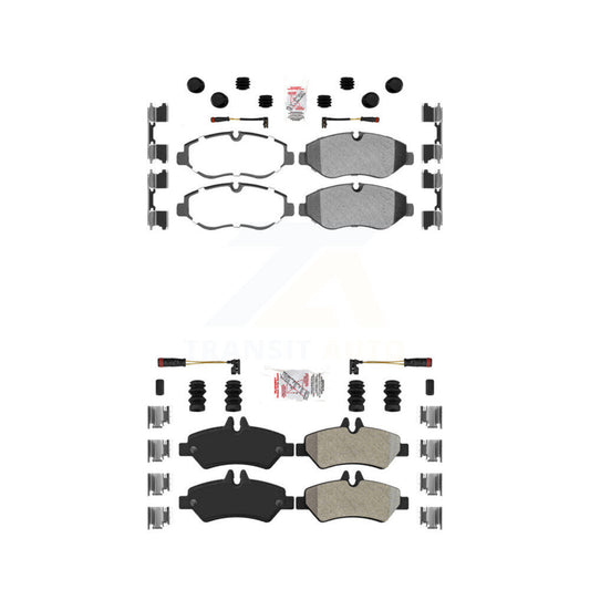 Semi-Metallic Disc Brake Pads Front Rear Kit For Sprinter 2500 Mercedes-Benz