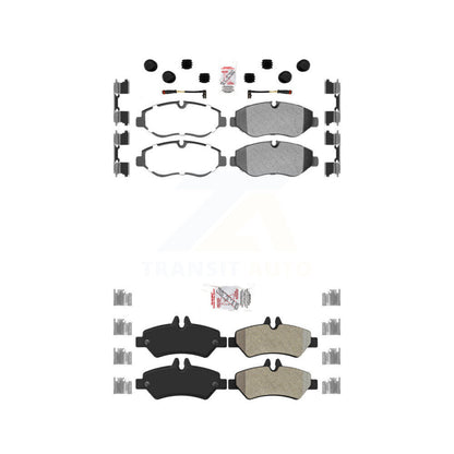 Semi-Metallic Disc Brake Pads Front Rear Kit For Sprinter 2500 Mercedes-Benz