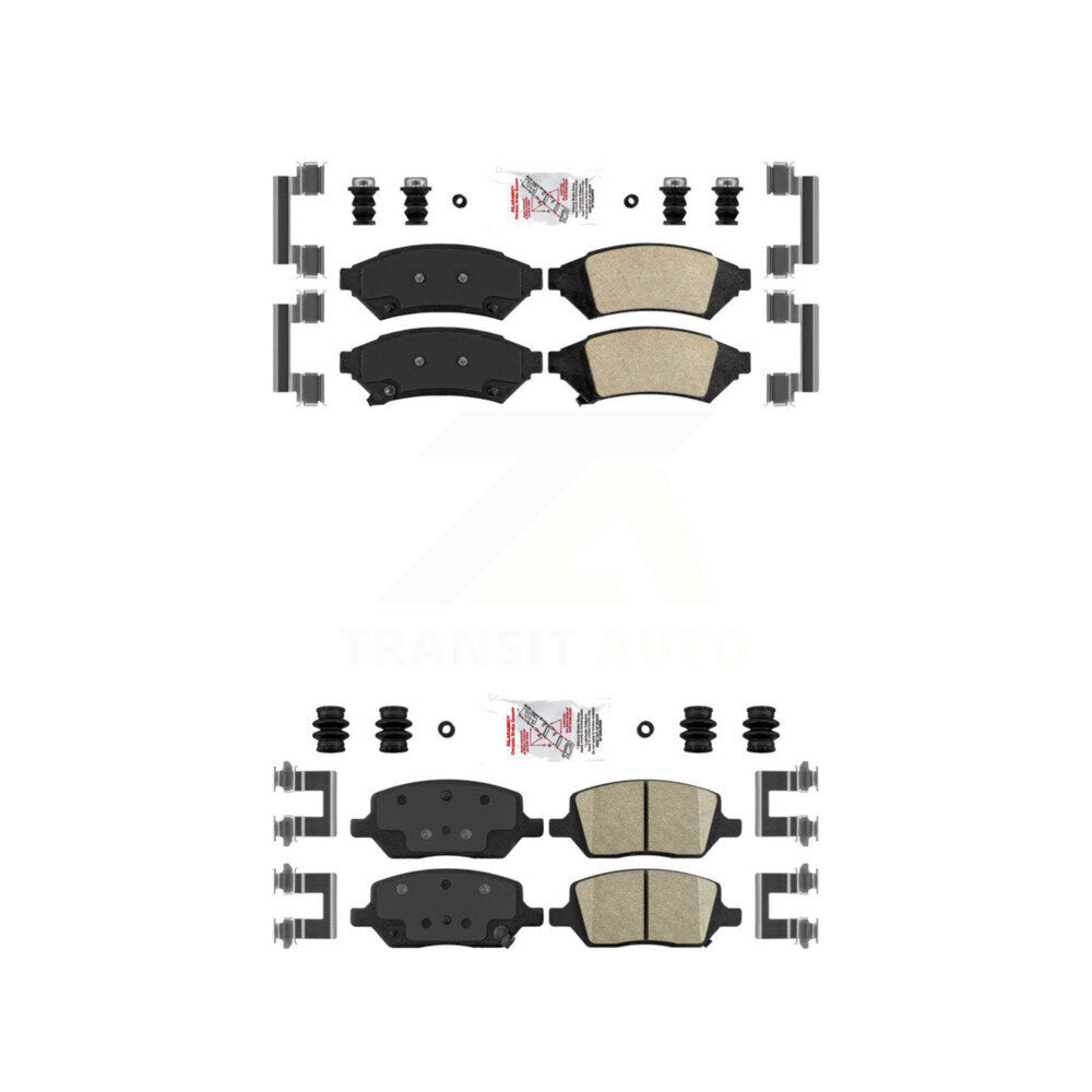 Ceramic Disc Brake Pads Front Rear Kit For Pontiac Montana Chevrolet Uplander