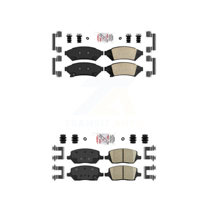 Ceramic Disc Brake Pads Front Rear Kit For Pontiac Montana Chevrolet Uplander